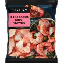 Iceland Iceland Luxury Cooked & Peeled Extra Large King Prawns 240g offer