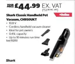 Costco Shark Classic Handheld Pet Vacuum, CH950UKT offer