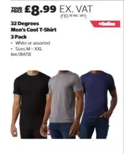 Costco 32 Degrees Men's Cool T-Shirt offer