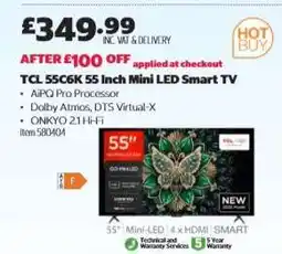 Costco TCL 55C6K 55 Inch Mini LED Smart TV offer