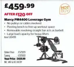 Costco Marcy PM4400 Leverage Gym offer
