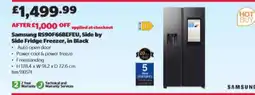 Costco Samsung RS90F66BEFEU, Side by Side Fridge Freezer, in Black offer