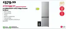 Costco LG GBB92JCCPY 375L Fridge Freezer in Silver offer