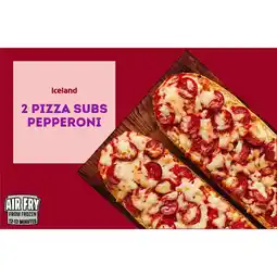 Iceland Iceland 2 Pizza Subs Pepperoni 264g offer