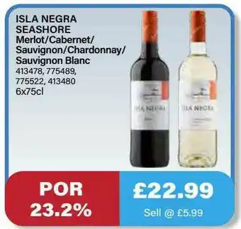 Bestway Isla Negra Seashore Merlot - Cabernet - Sauvignon - Chardonnay - Sauvignon Blanc offer