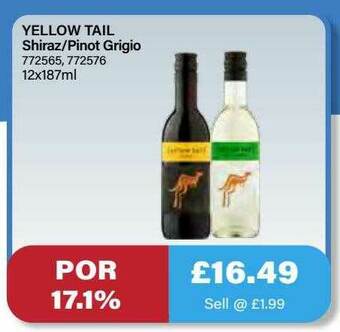 Bestway Yellow Tail Shiraz-pinot Grigio offer