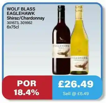 Bestway Wolf Blass Englehawkk Shiraz-chardonnay offer