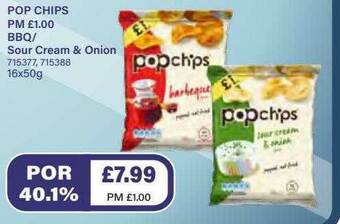 Bestway Pop Chips Bbq-sour Cream & Onion offer