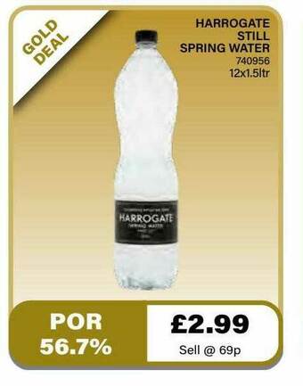Bestway Harrogate Still Spring Water offer