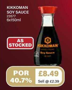 Bestway Kikkoman Soy Sauce offer