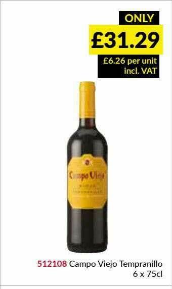 Musgrave MarketPlace Campo Viejo Tempranillo offer