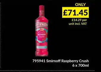 Smirnoff Raspberry Crush