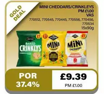 Bestway Mini Cheddars-crinkleys offer