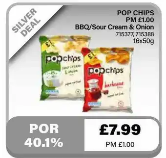 Bestway Pop Chips Bbq-sour Cream & Onion offer