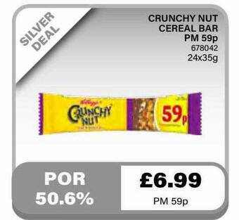 Bestway Crunchy Nut Cereal Bar offer