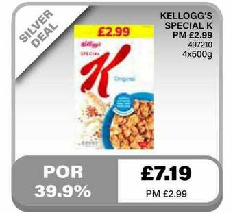 Bestway Kellogg's Special K offer