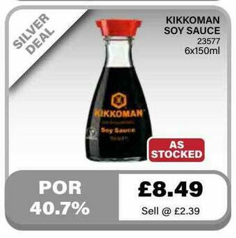 Bestway Kikkoman Soy Sauce offer