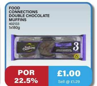 Bestway Food Connections Double Chocolate Muffins offer