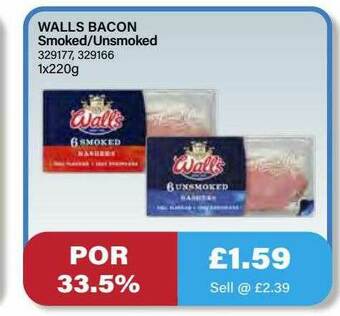 Bestway Walls Bacon Smoked-unsmoked offer
