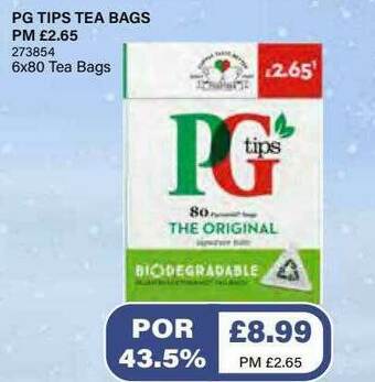 Bestway Pg Tips Tea Bags offer