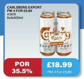 Bestway Carlsberg Export offer