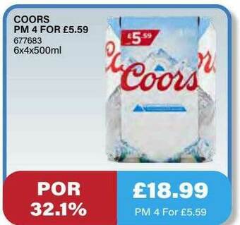 Bestway Coors offer