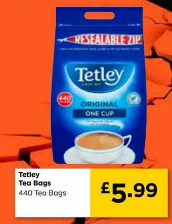 Bestway Tetley Tea Bags offer