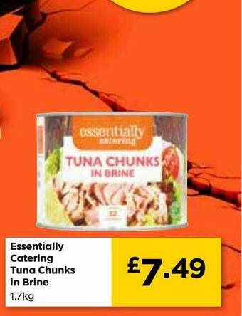 Bestway Essentially Catering Tuna Chunks In Brine offer