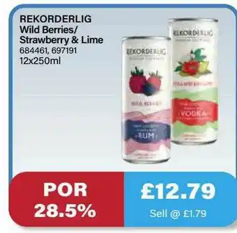 Bestway Rekorderlig Wild Berries-strawberry & Lime offer