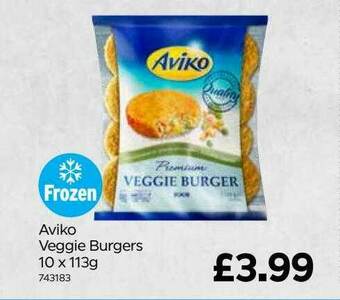 Bestway Aviko Veggie Burgers offer