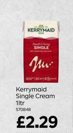 Bestway Kerrymaid Single Cream offer