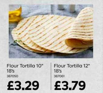 Bestway Flour Tortilla 10 offer