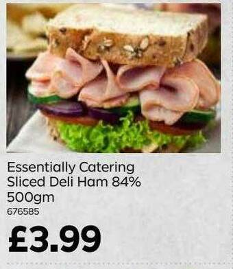 Bestway Essentially Catering Sliced Deli Ham 84% offer