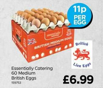 Bestway Essentially Catering 60 Medium British Eggs offer