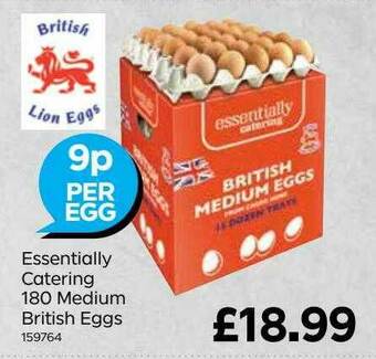 Bestway Essentially Catering 180 Medium British Eggs offer