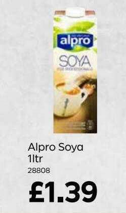 Bestway Alpro Soya 1ltr offer
