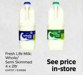 Bestway Fresh Life Milk: Whole-semi Skimmed offer