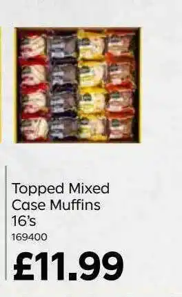 Bestway Topped Mixed Case Muffins offer