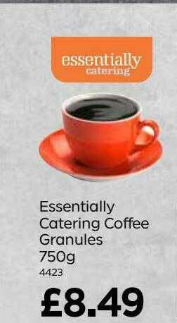 Bestway Essentially Catering Coffee Granules 750g offer