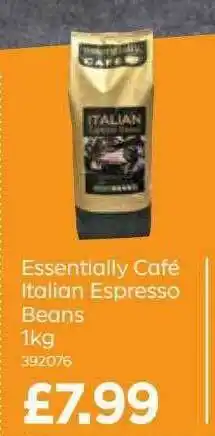 Bestway Essentially Café Italian Esresso Beans offer