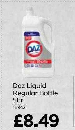 Bestway Daz Liquid Regular Bottle 5ltr offer