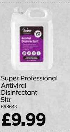 Bestway Super Professional Antiviral Disinfectant 5ltr offer