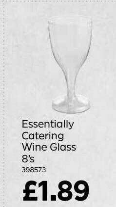 Bestway Essentially Catering Wine Glass 8's offer