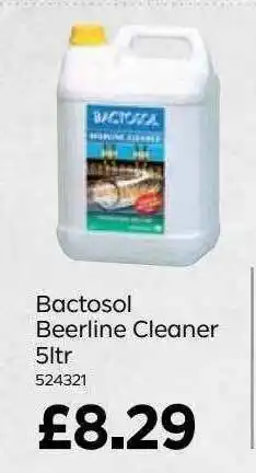 Bestway Bactosol Beerline Cleaner 5ltr offer
