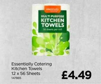 Bestway Essentially Catering Kitchen Towels offer