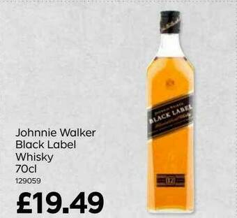 Bestway Johnnie Walker Black Label Whisky offer