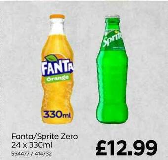 Bestway Fanta-sprite Zero 24 X 330ml offer