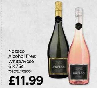 Bestway Nozeco Alcohol Free: White-rosé offer