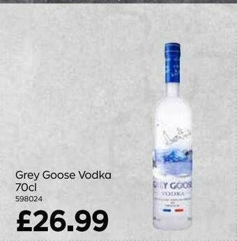 Bestway Grey Goose Vodka 70cl offer