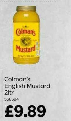 Bestway Colman's English Mustard offer